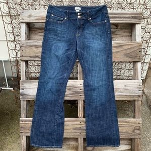 GAP essential bootcut dark wash blue jeans